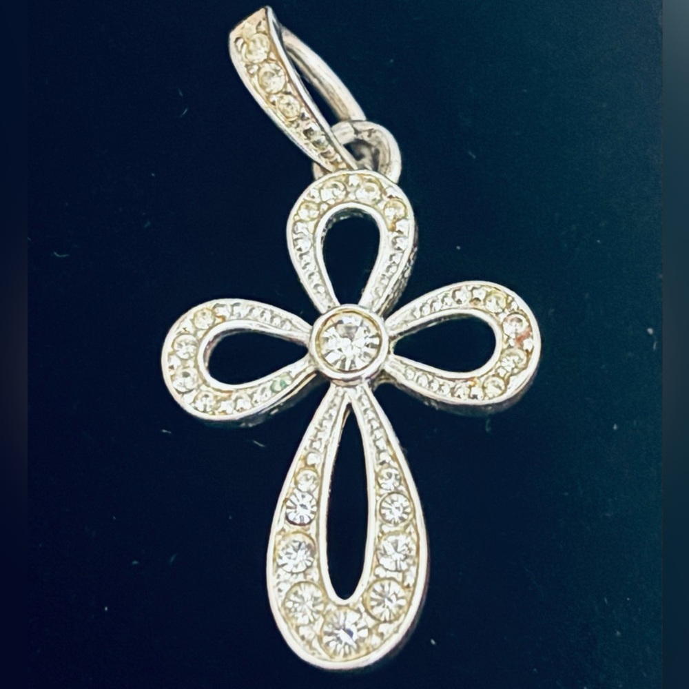 Premier Designs Crystal Rhinestone Cross Pendant